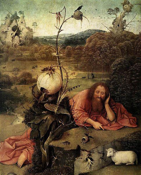 Hieronymus Bosch Saint John the Baptist Germany oil painting art